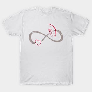 Infinite Love ∞ I Love Archery ∞ Bowing T-Shirt